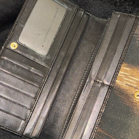Vivienne Westwood Black and Gold Wallet with Distinctive Patina - Picture 4 of 10